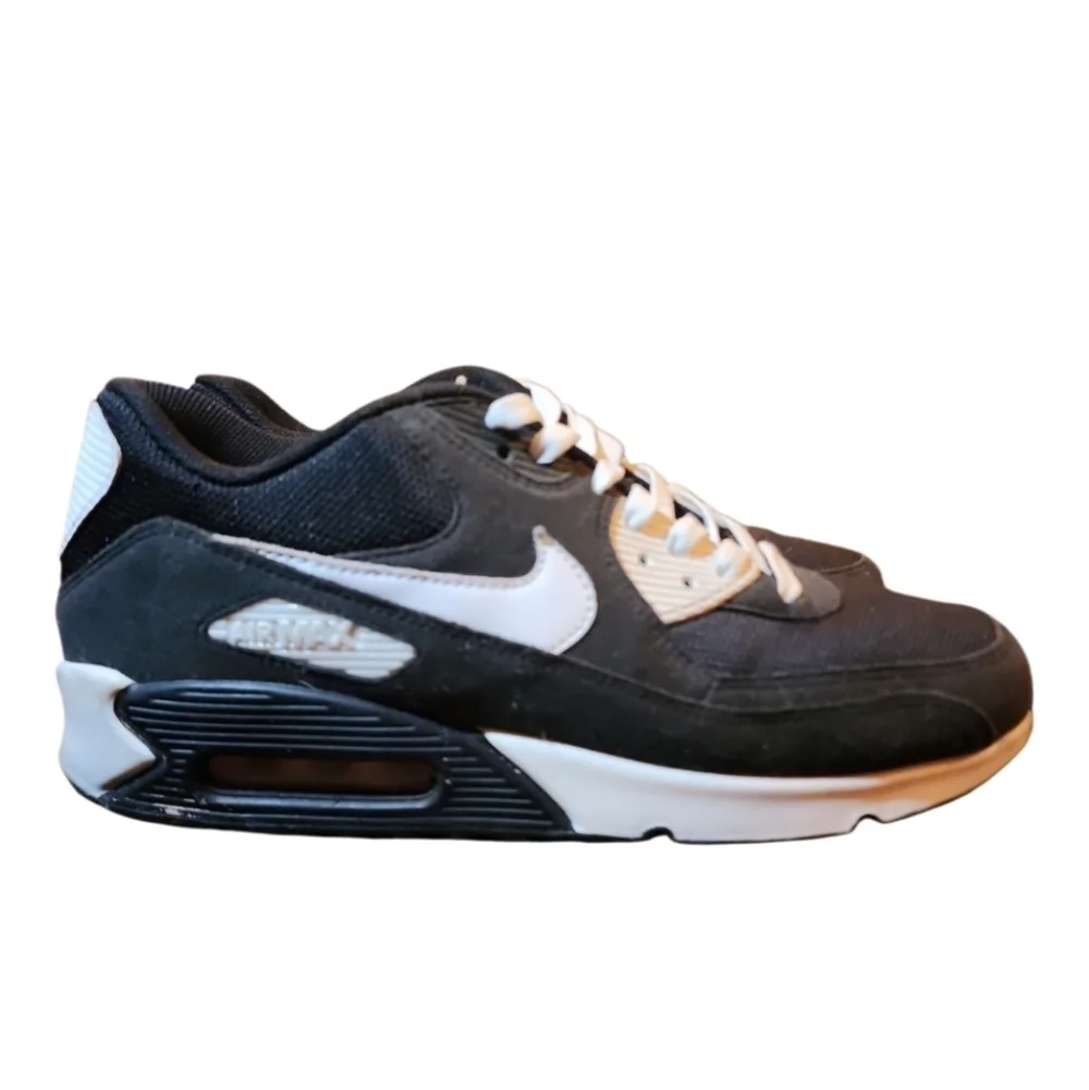 NIKE AIR MAX 90 ID BLACK WHITE SIZE MENS 9.5 [931902-992] NIKEiD custom Real Ego
